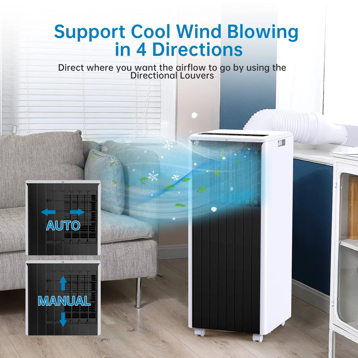 8000 BTU Portable Air Conditioner with Remote Control S885940