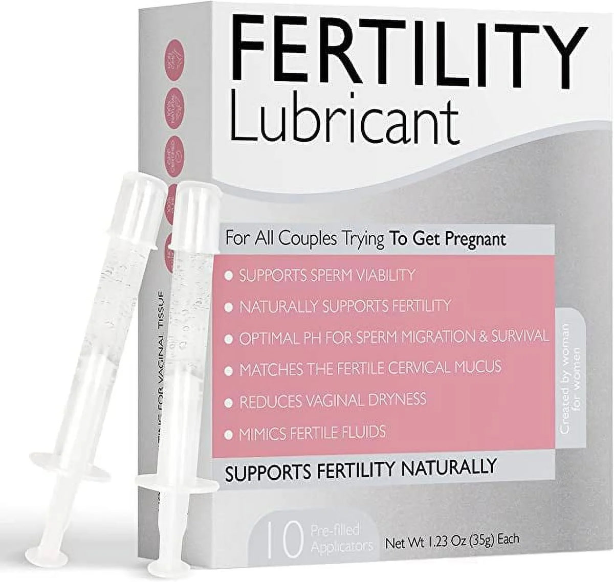 Fertility Lubricant with 10 Pre-Filled Applicators G94251