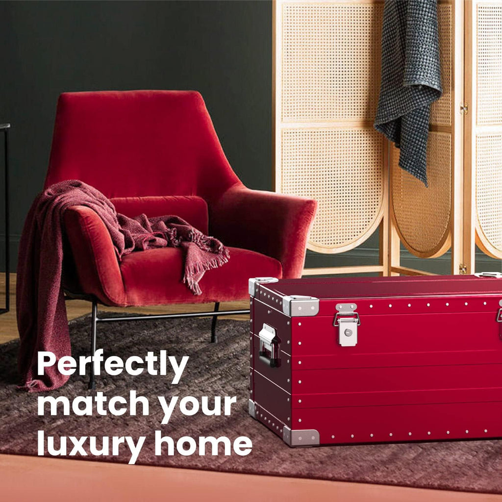 Red Aluminum Hard Protective Carrying Case A1843
