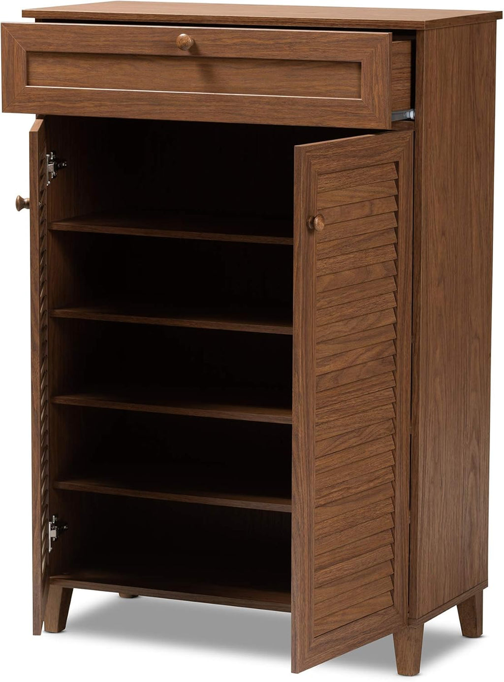 Walnut Shoe Cabinet V66898