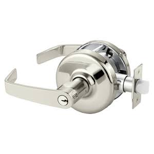 Cylindrical Lock Bright Nickel Plated Clear Coated W931