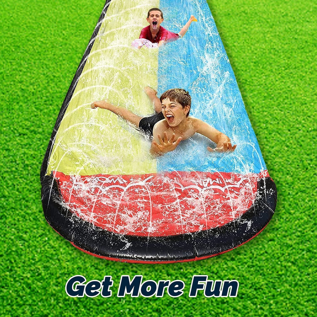 15.5ft Water Slide with Crash Pads L6748
