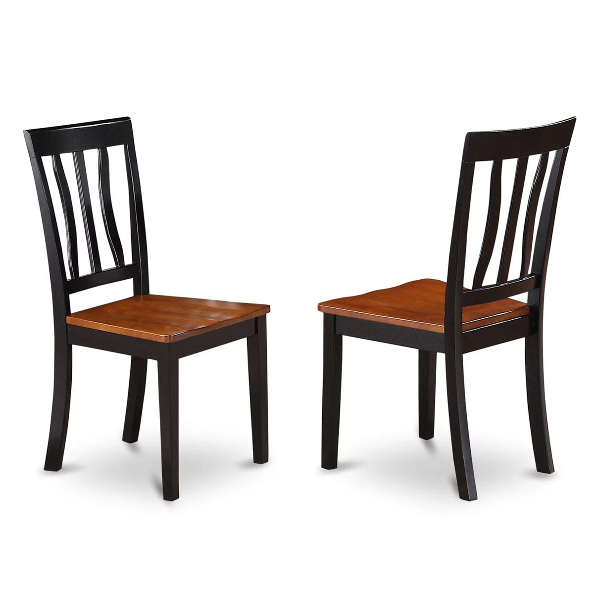 5 Pc Black & Cherry Faux Leather Dining Room Set T15228