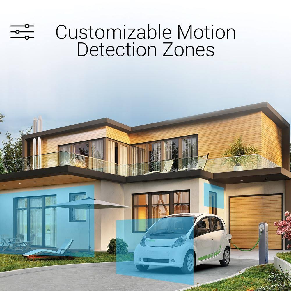 White Dual-Lens Security Camera 2-Pack Q532