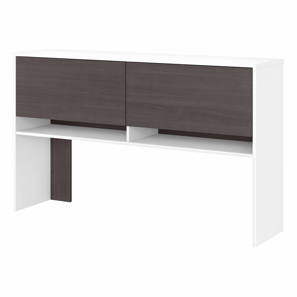 White Storm Gray Desk Hutch K23012