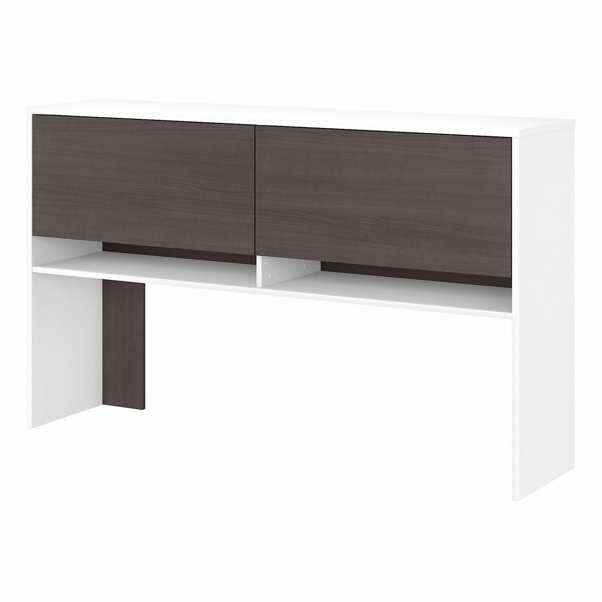 White Storm Gray Desk Hutch K23012