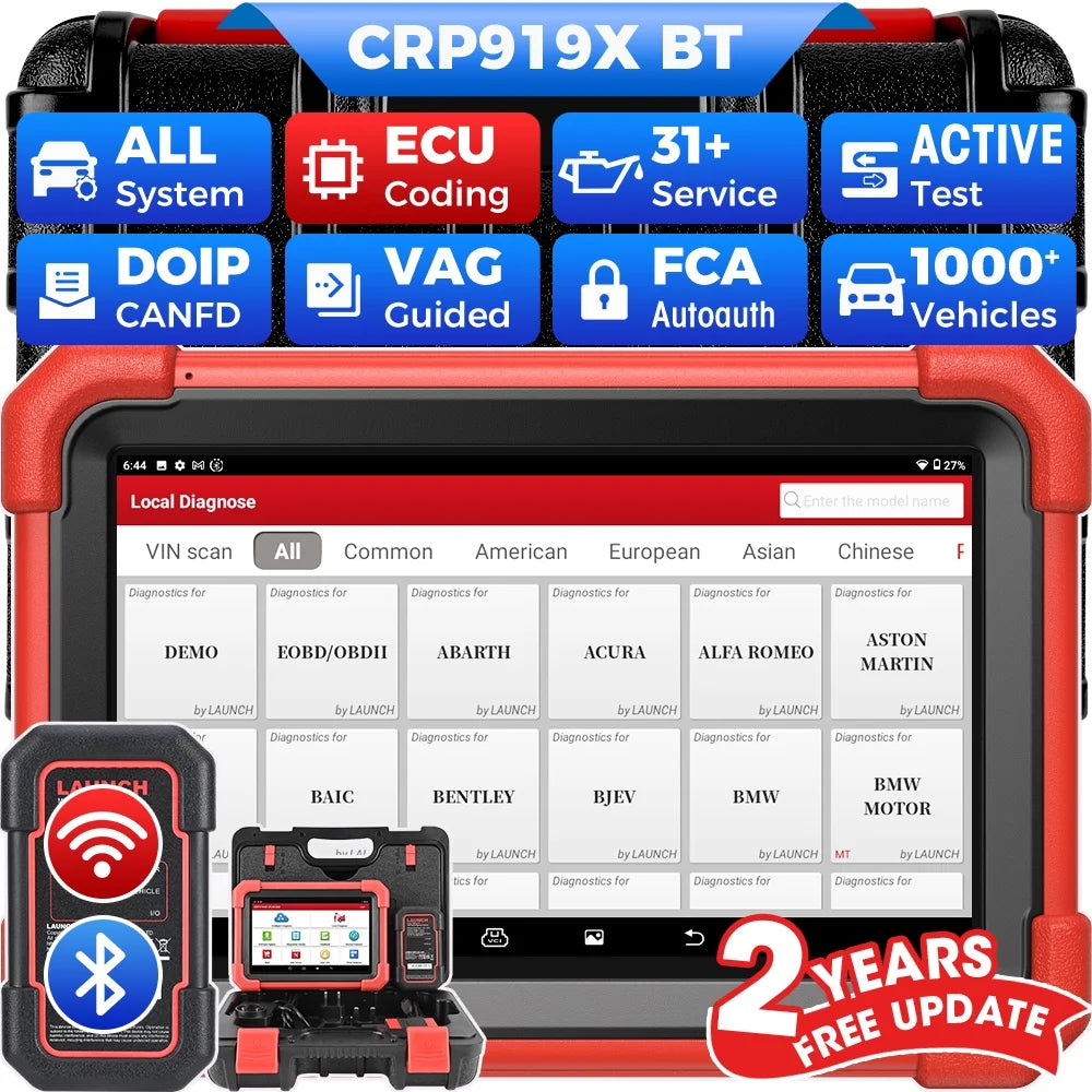 Car Diagnostic OBD2 Scanner with All System Scan M2644