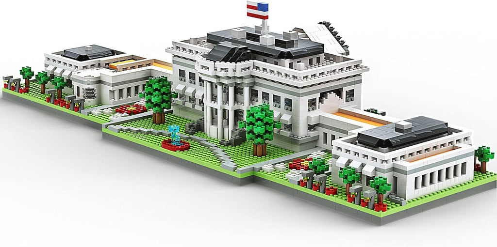 White House U.S. Capital Building and Architecture Toys Model Set (3000 Pieces) Pack of 2 P859
