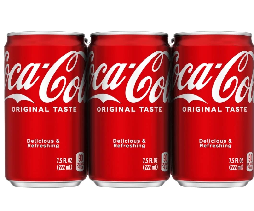 24 Mini Cans Variety Soda, 4 flavors, 7.5 Fl Oz O9869