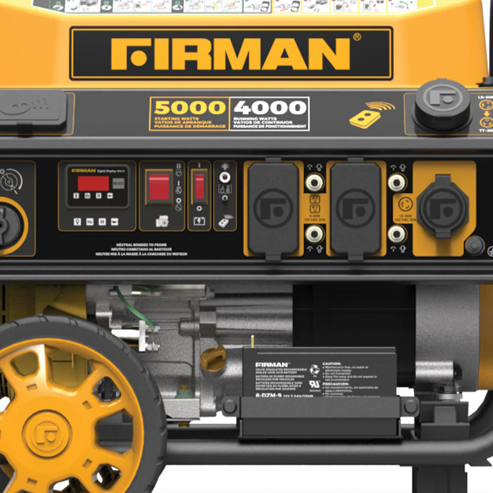 5000/4000 Watt Remote Start Portable Generator T68209