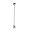 Matte White Ceiling Support for Wall Shower Arm F821833