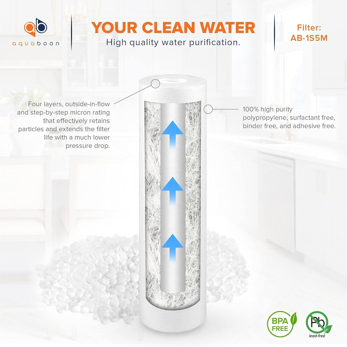12-Pack 5 Micron 10 inch Sediment & CTO Carbon Filters Y396