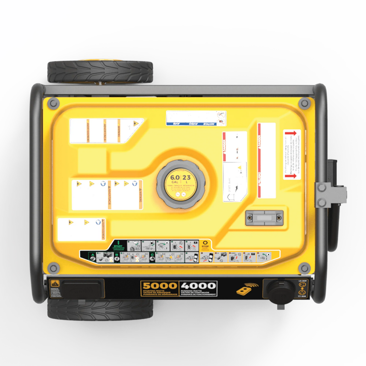 5000/4000 Watt Remote Start Portable Generator T68209
