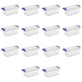 7 Qt Latch Box Plastic Set of 14 K756