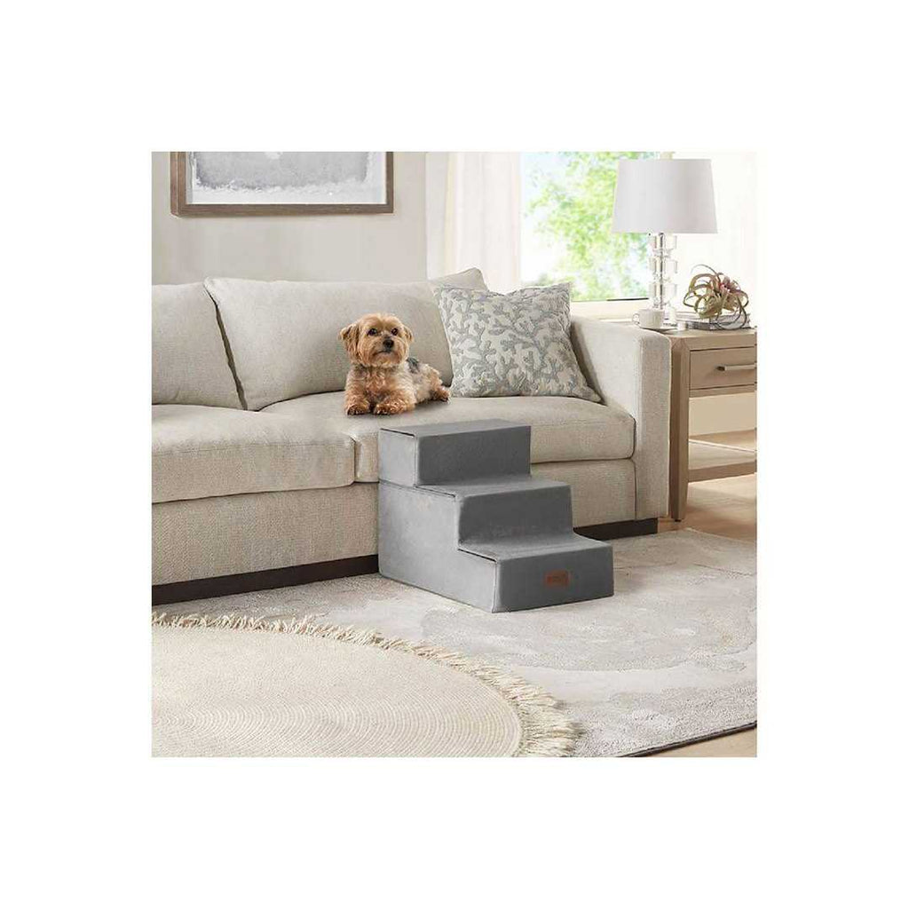 High Density Foam 3 Steps Pet Stairs C69309