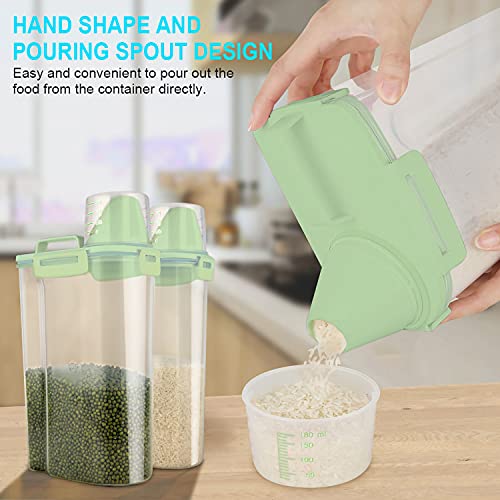 BPA Free Plastic Storage Container with Pourable Spout and Measuring Cup N28352