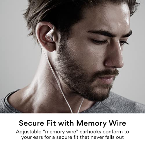 Black Wired In Ear Headphones with Microphone V473472