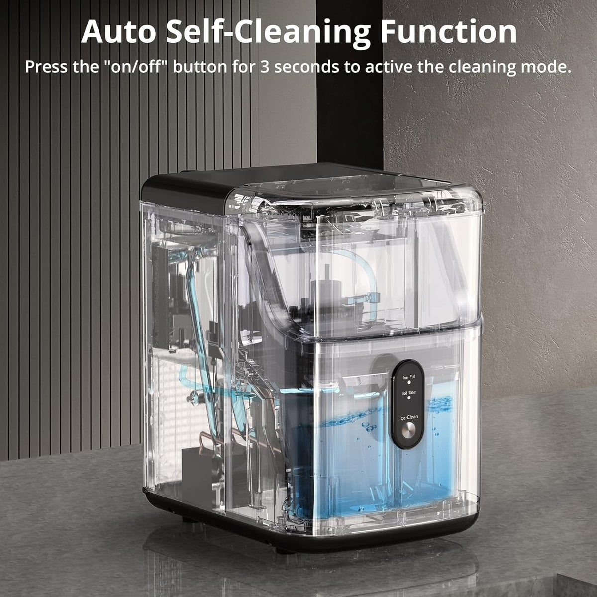 Countertop Nugget Ice Maker with Self-Cleaning J19172