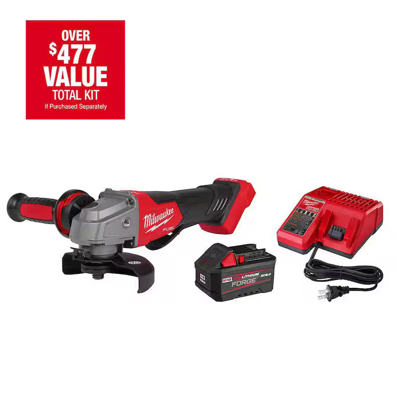 18V Brushless Cordless 4-1/2 in. /5 in. Grinder Kit with Battery D152164