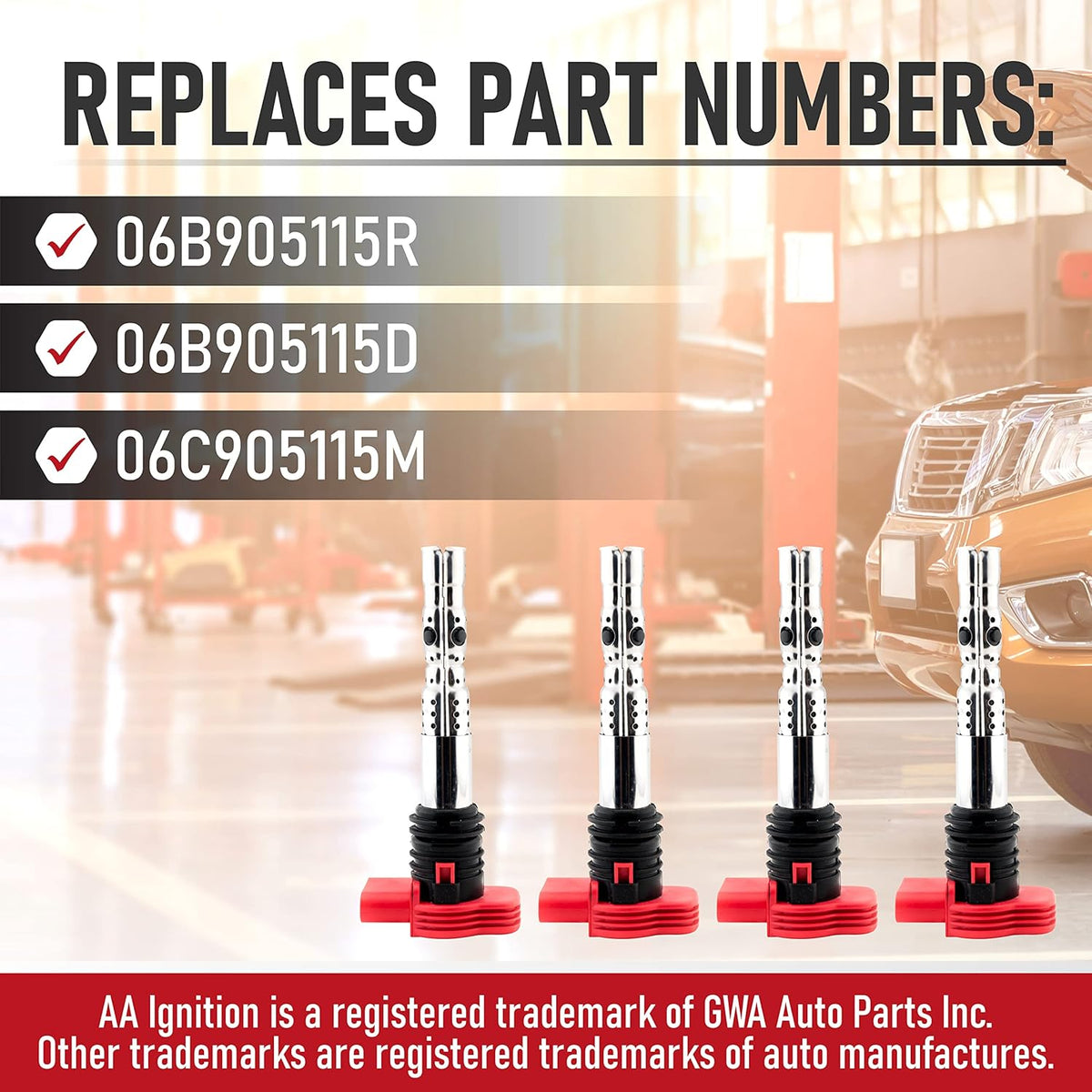 Ignition Coil Pack Set of 4 L172