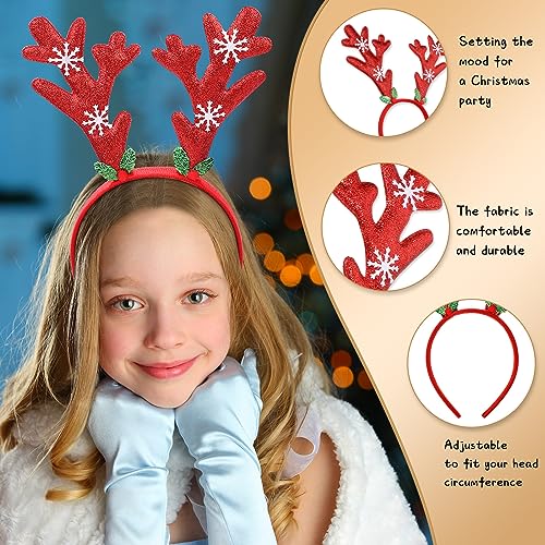 Christmas Deer Antlers Headband 12 Pcs N4247