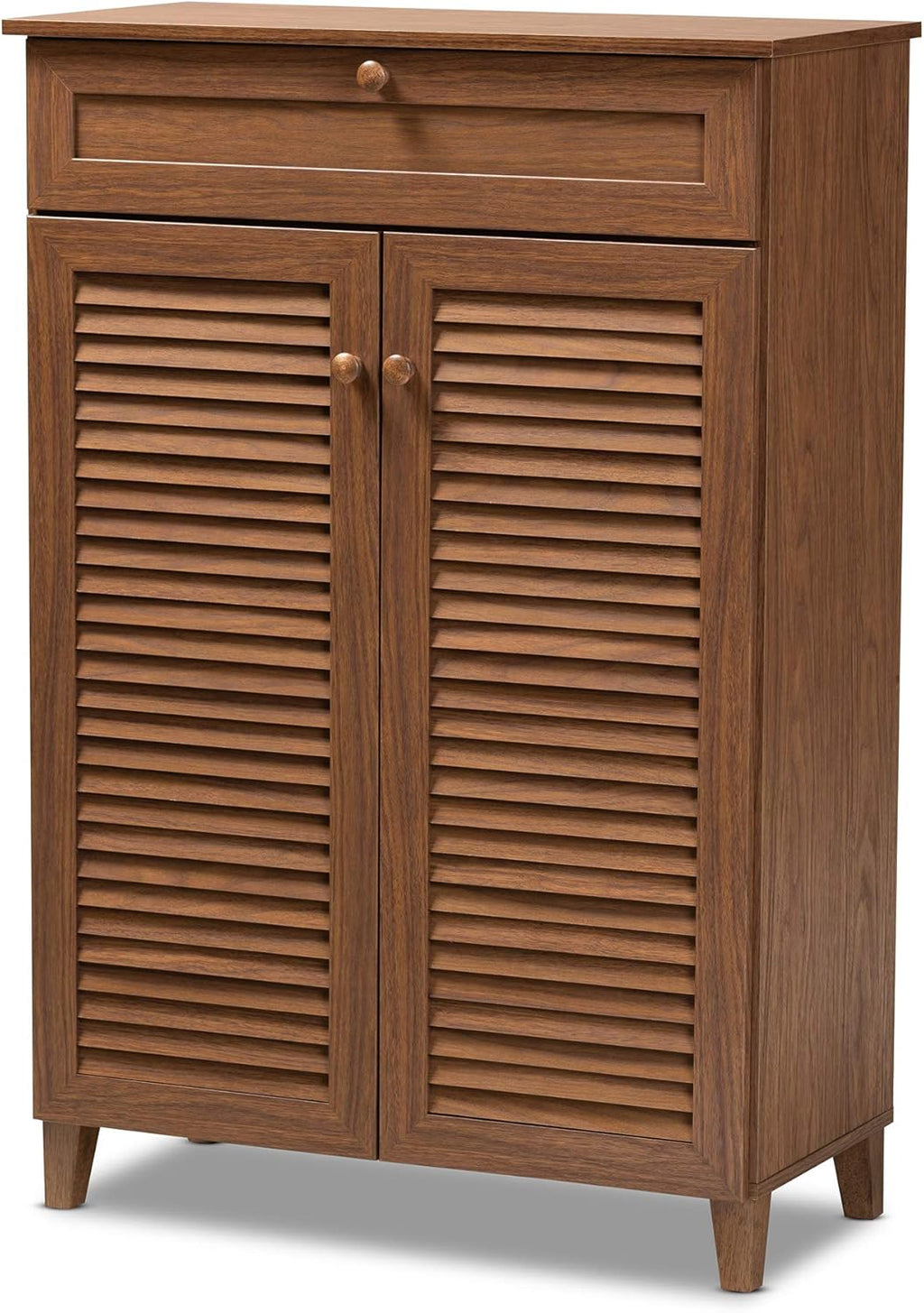 Walnut Shoe Cabinet V66898