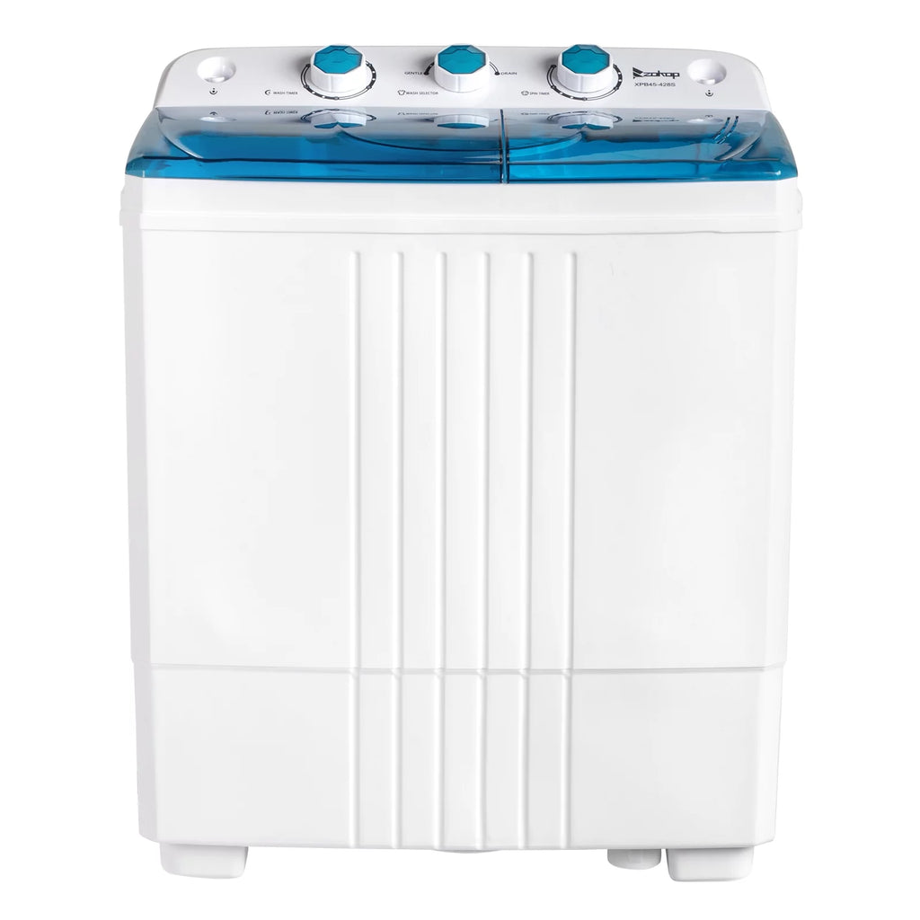 Portable 20lbs Twin Tub Compact Semi-automatic Washing Machine V348
