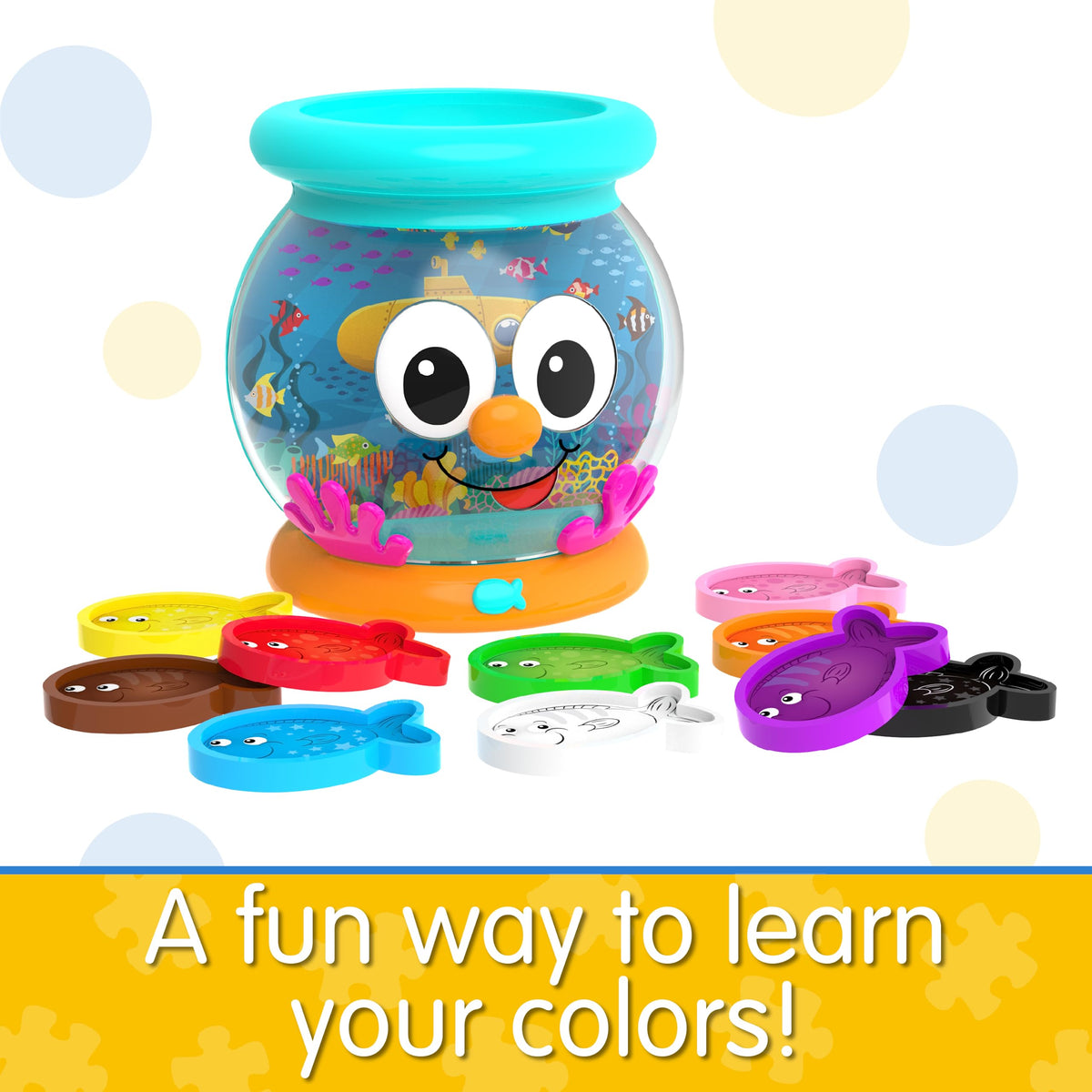 Color Fun Fish Bowl Preschool Learning Toy X525279