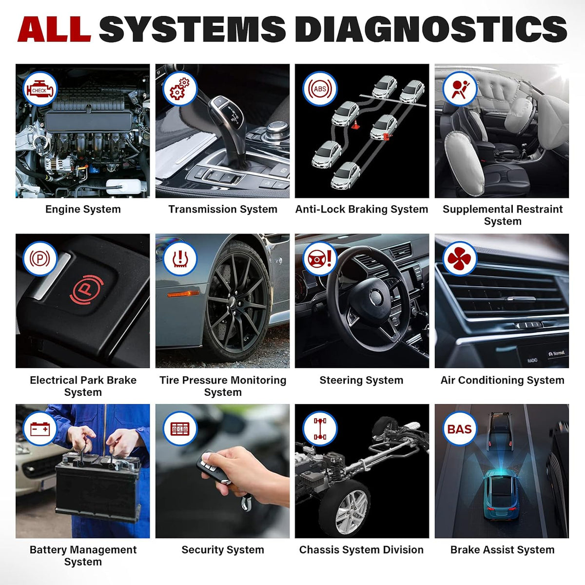 TPMS Diagnostic Scanner with Bi-Directional Control J8252
