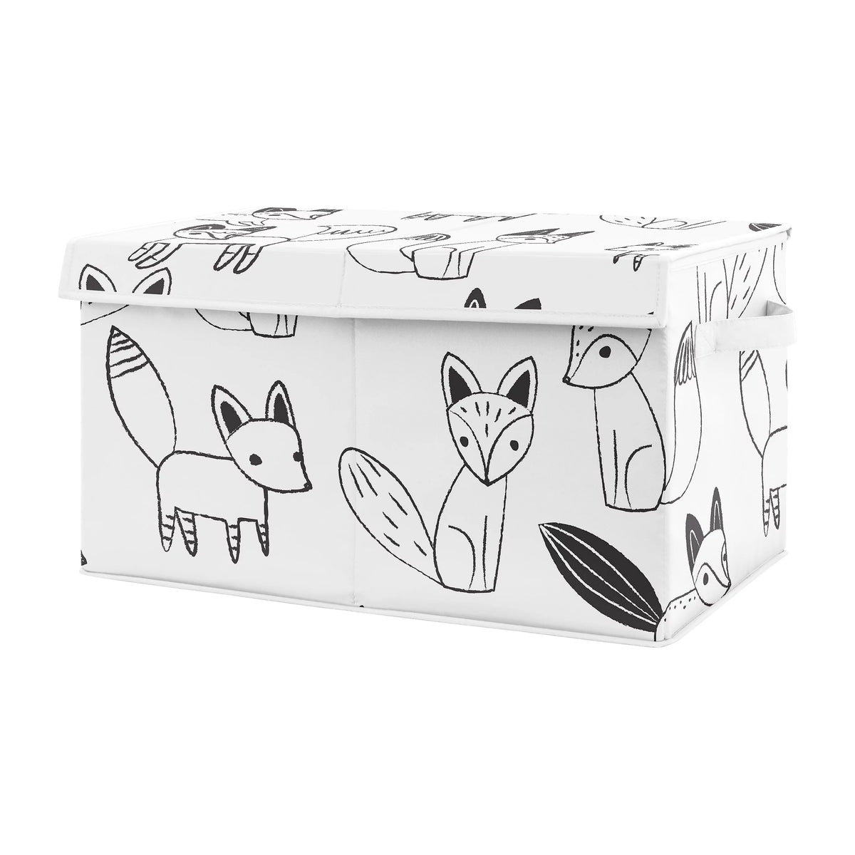 Black and White Storage Fabric Toy Box Y50965