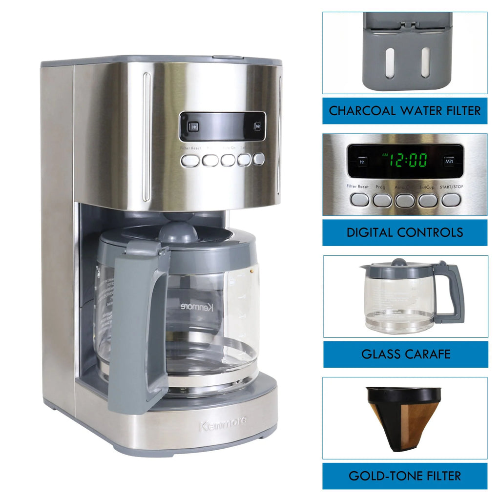 12-Cup Programmable Drip Coffee Maker U432