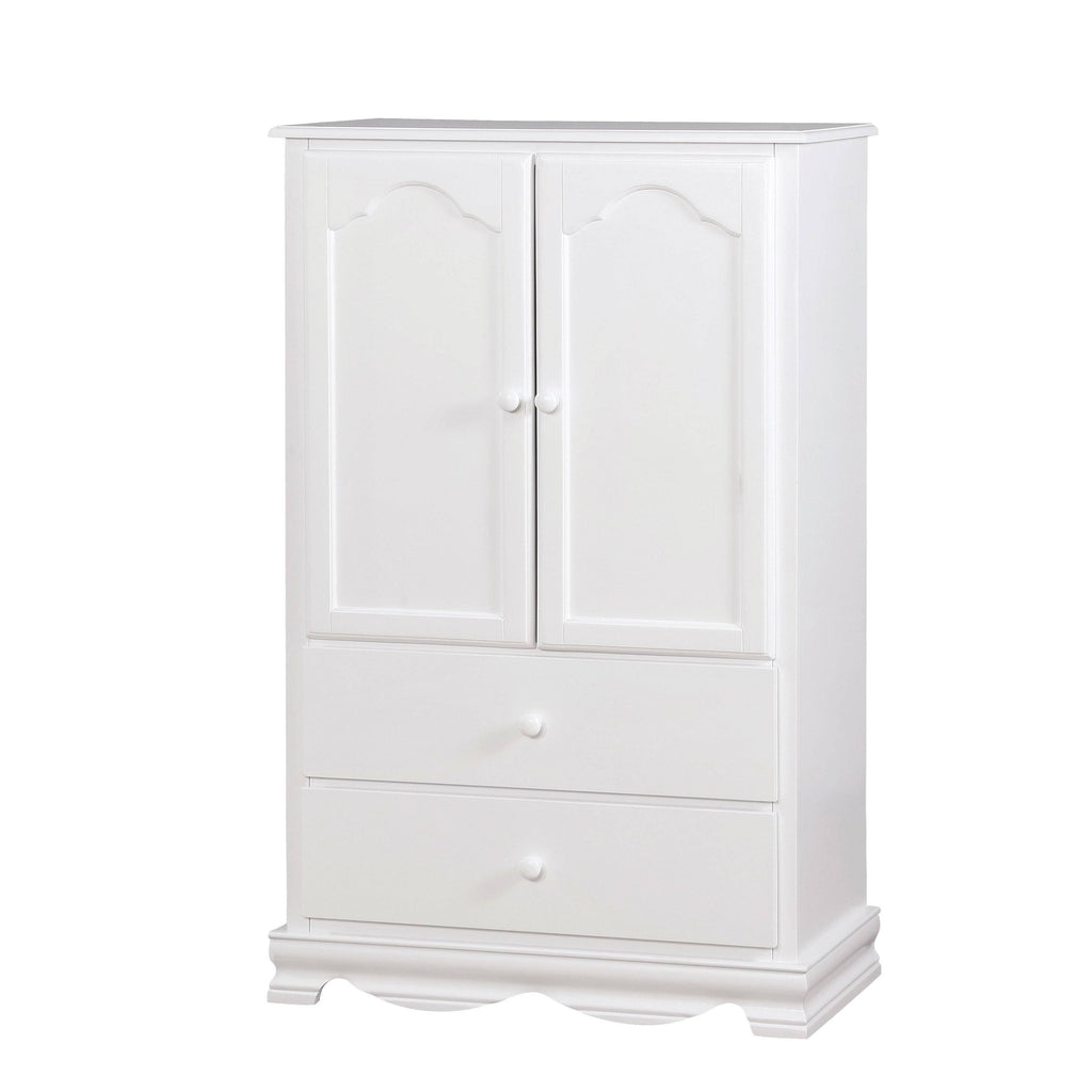 Pink Solid Wood Youth Armoire H16381