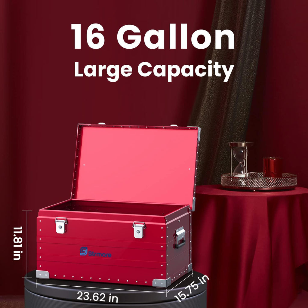 Red Aluminum Hard Protective Carrying Case A1843