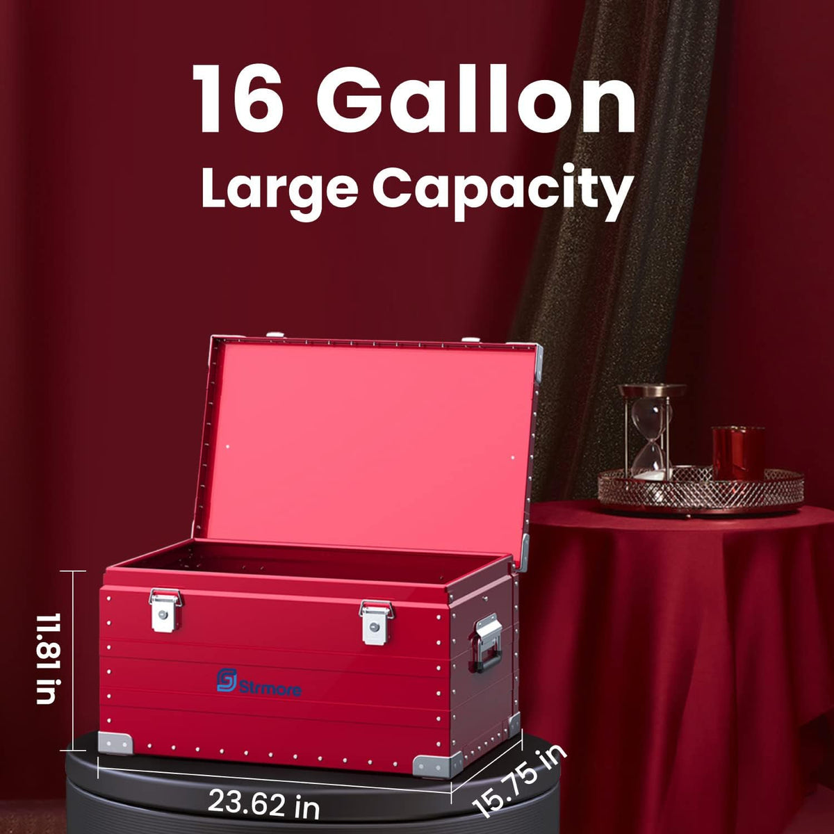 Red Aluminum Hard Protective Carrying Case A1843