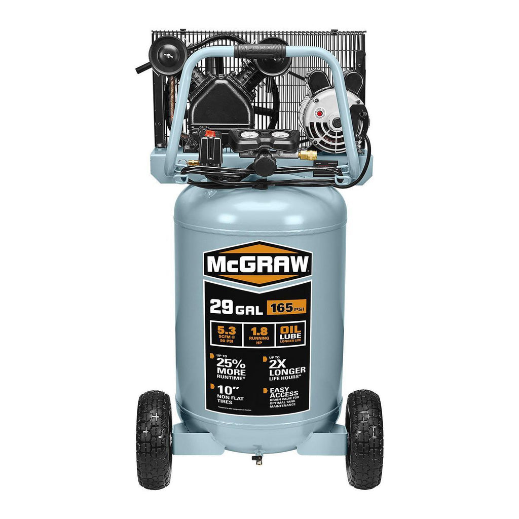 29 Gallon 165 PSI Oil-Lube Belt Drive Air Compressor U7666