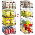4 Pack XXL Stackable Wire Storage Basket D599899