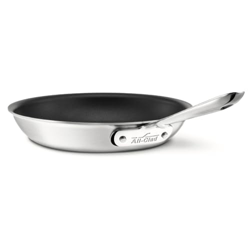 5-Ply Brushed Stainless Steel Fry Pan 8 Inch L904851