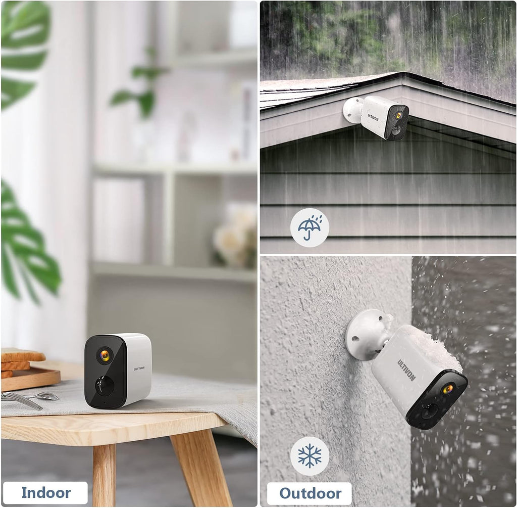 1080P Wireless Battery Powered IP65 Weatherproof Outdoor Security Camera Q35043