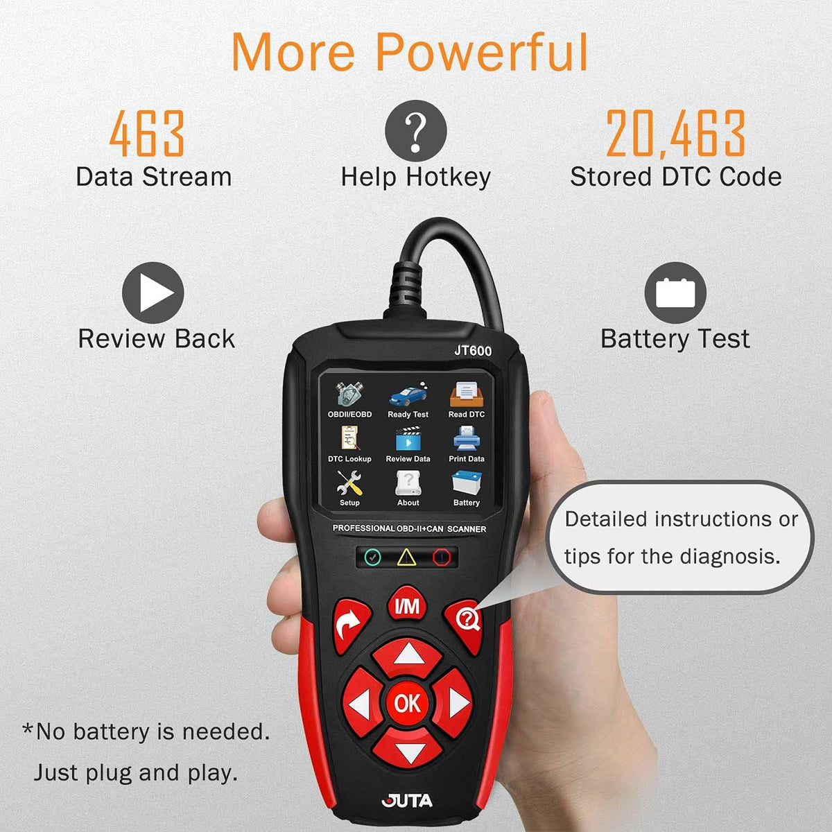 OBD2 Scanner Code Reader Diagnostic Scan Tool Pack of 2 E5949