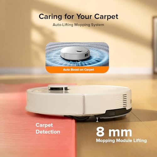 Robot Vacuum and Mop Cleaner, 5500Pa Suction, Lidar Navigation I699