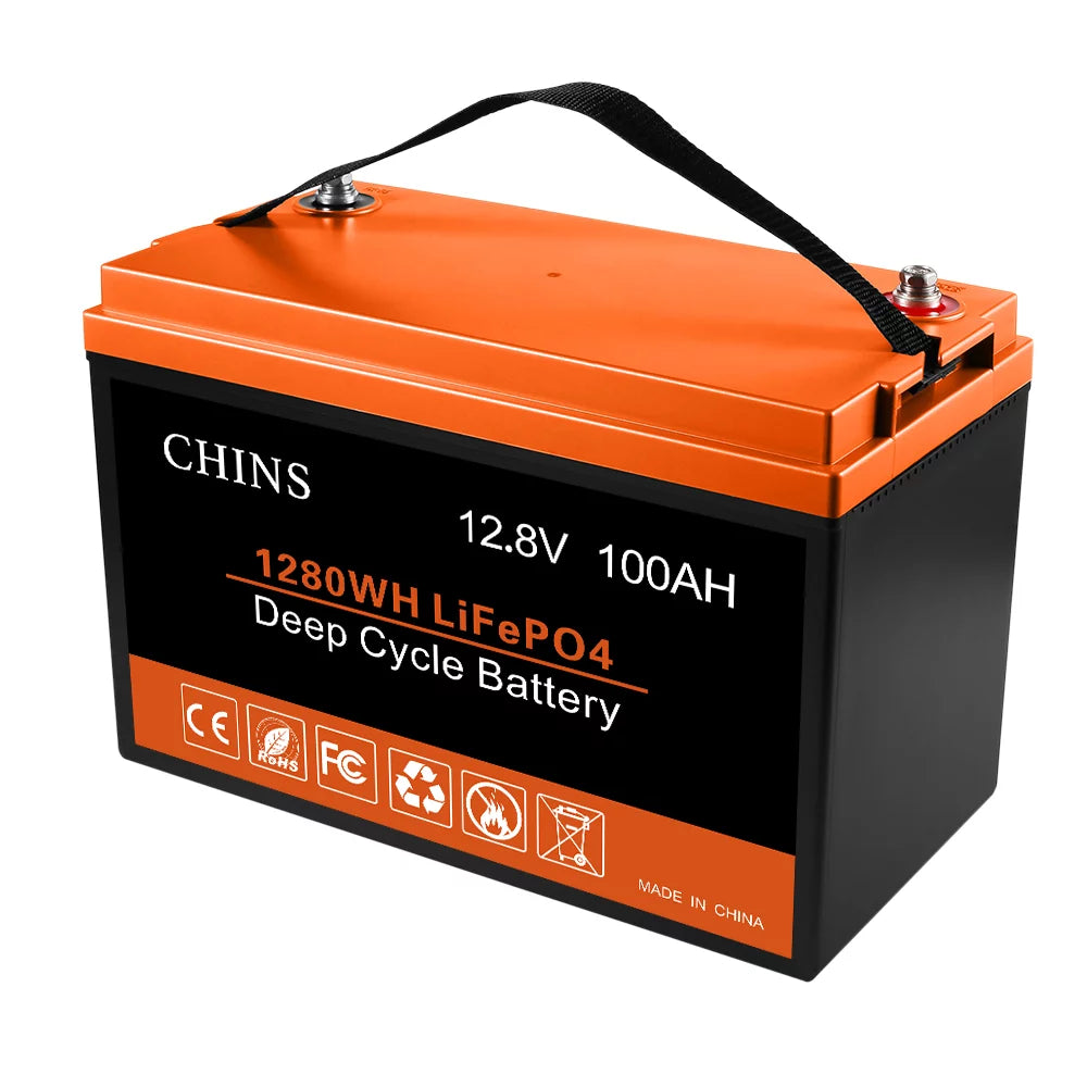12V 100AH LiFePO4 Lithium Battery L638