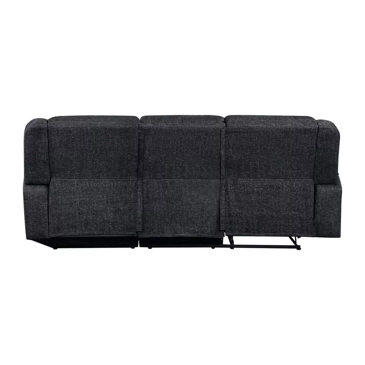 Chenille Reclining Sectional with Right Chaise W87677