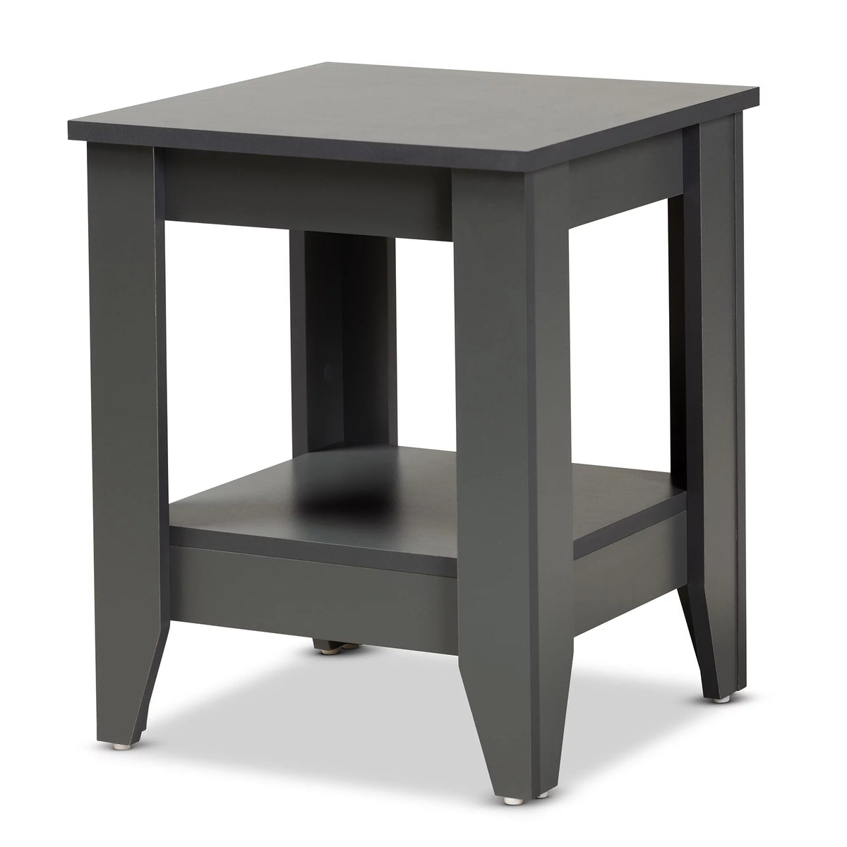Grey Finished Wood End Table F2873
