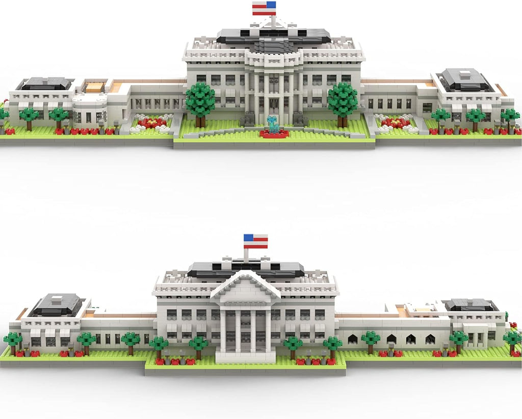 White House U.S. Capital Building and Architecture Toys Model Set (3000 Pieces) Pack of 2 P859