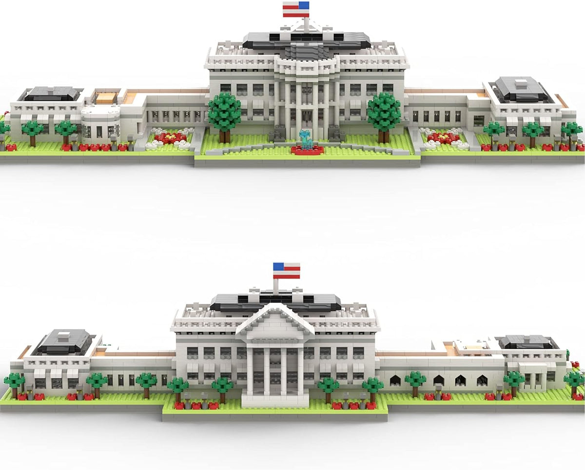 White House U.S. Capital Building and Architecture Toys Model Set (3000 Pieces) Pack of 2 P859