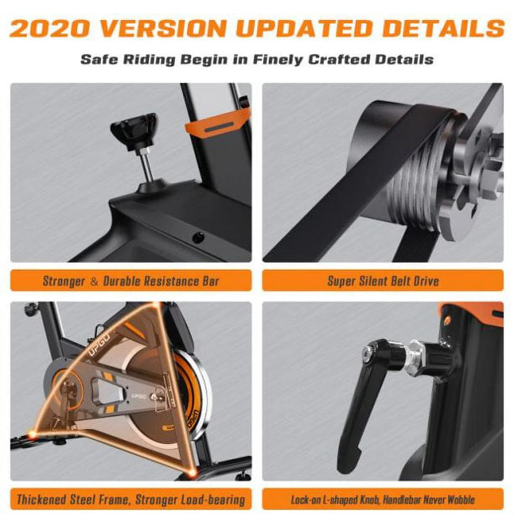 Indoor Cycling Stationary Exercise Bike with 330LBS Capacity L5412