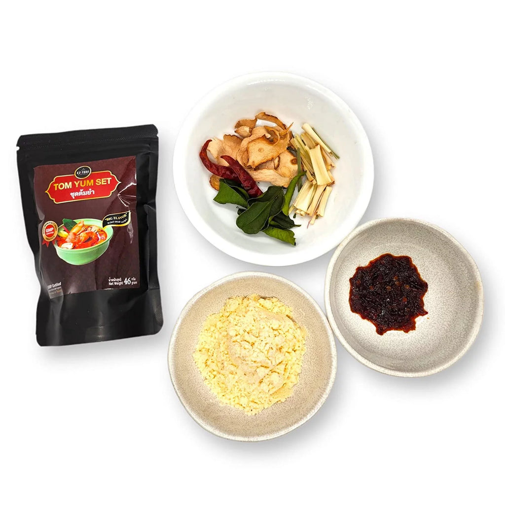 Tom Yum Instant Powder Set Chili Paste Sauce Dried Herbs B435143