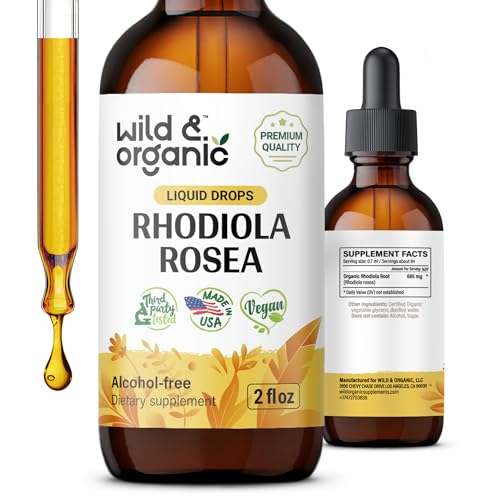 Organic Rhodiola Rosea Liquid Extract 2 fl oz E550