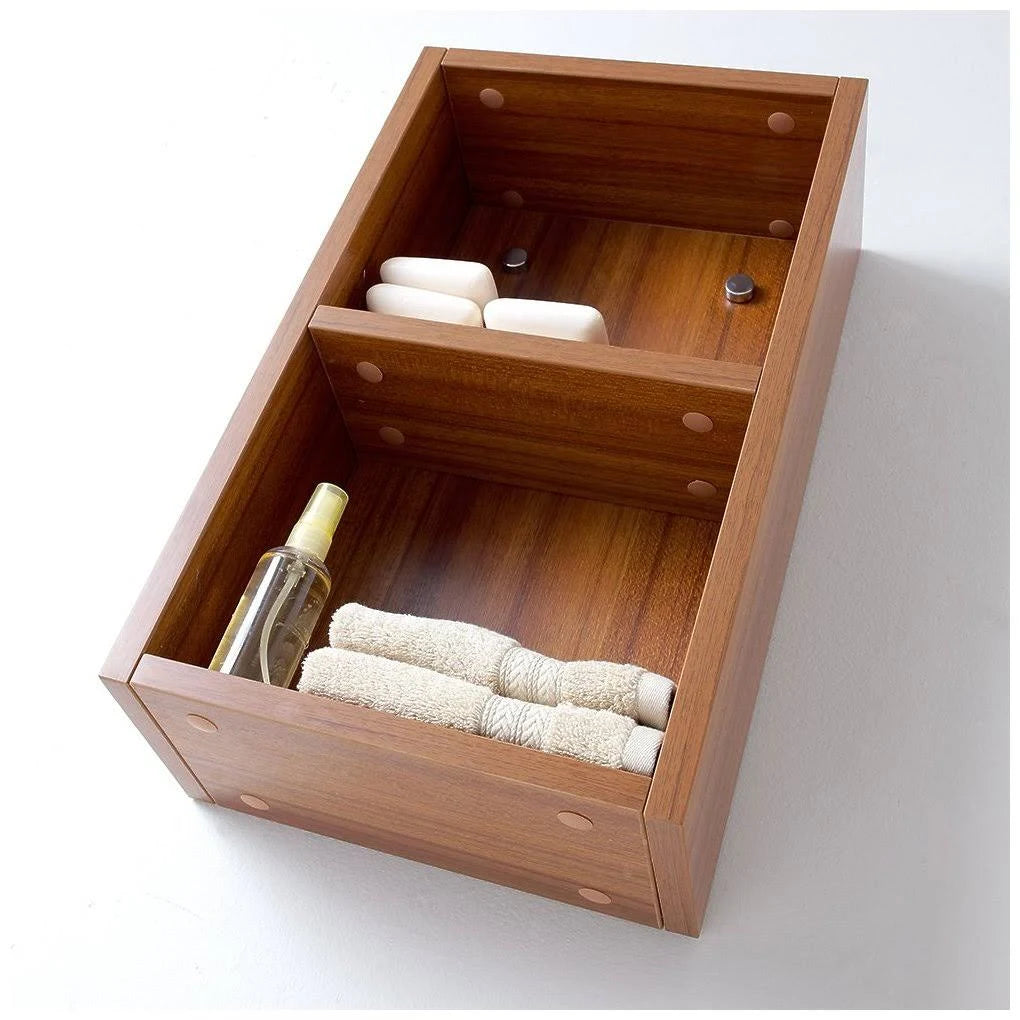 Teak Bathroom Linen Side Cabinet P1924