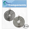 2-Pack 8 inch 6 Turns & 6 inch 5 Turns Surface Burner Elements X4947